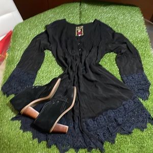 Johnny was embroidery dress